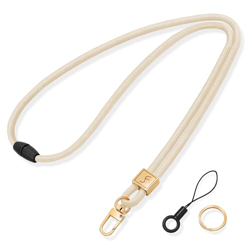 Fishent Lanyard, Cute Neck Lanyards for Keys ID Badges Holder, Keychain Key Teacher Lanyard with Safety Breakaway Buckle for Women Men, Starlight