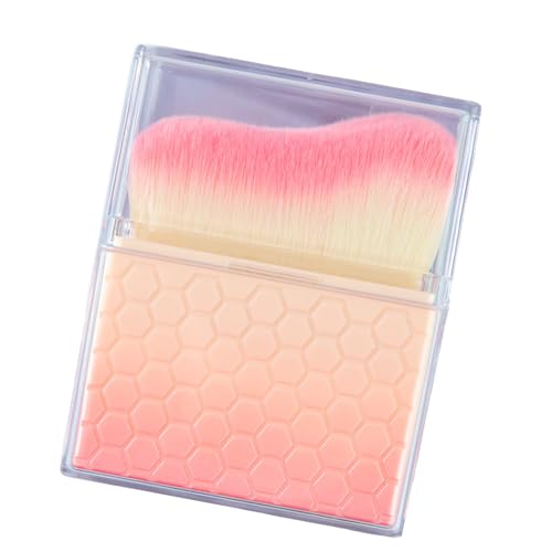 Brocha de maquillaje plana en ángulo de moda para maquillaje de aspecto profesional, cepillo cosmético funcional cómodo herramienta de belleza
