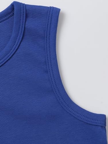 Image of benetia Toddler Baby Boys Cotton Sleeveless Tank Top Cartoon Dinosau Undershirts Kids 18 Months- 8Years 3-Pack