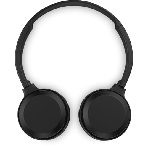 Headphone Philips bluetooth on-ear com microfone e energia para 15 horas na cor preto TAH1108BK/55 glide