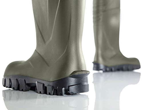 Bekina StepliteX SolidGrip S4 Safety Toe Wellington Boots for Men and Women - Lightweight Waterproof Insulated Non Slip Steel Toe Boots for Men and Women; ASTM Rated4