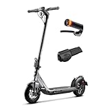 NIU KQi Air Electric Scooter for Adults, Carbon Fiber Ultra Light 31 Miles Long Range, Max Speed 20MPH, 7.5in. Wider Deck, 9.5in. Tubeless Fat Tires, UL Certified