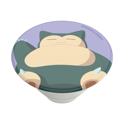 Image of PopSockets Adhesive Phone Grip, Holder, Phone Stand, Pokemon - Snorlax Knocked (Gloss)