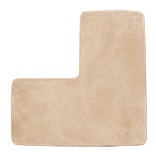 YongXinMY L-förmige, weiches Korallen-Fleece-Duschvorleger – rutschfest,...