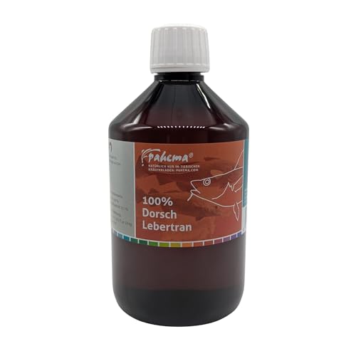 pahema Dorsch-Lebertran - für Hunde und Katzen - 100% Natur (500 ml)