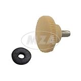  SET Rändelschraube M6, elfenbein, mit Gummischeibe für Verkleidungsbefestigung, 4 Stk pro Fahrz., ES175, ES175/1, ES250, ES250/1, ES300