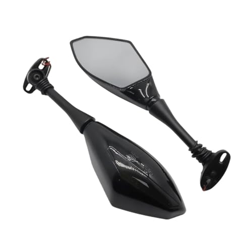 Espejos retrovisores con luces señal giro integradas para manillar motocicleta CBR 5