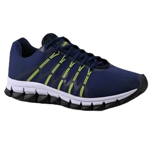 Tênis Masculino Esportivo Academia Caminhada Corrida (Azul Marinho, BR, Adulto, Numérico, 44)