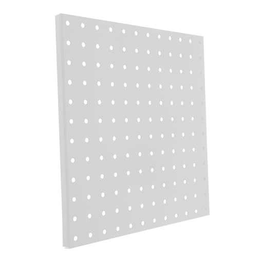 PRETYZOOM 1 Set Metal Pegboard Panel for Garage Tool Organization Wall Mounted Display Rack for Efficient Storage and Easy Access to Tools Parts and More
