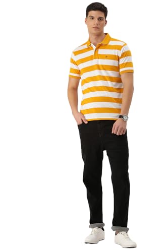 Image of Peter England Men's Cotton Regular Fit Polo T-Shirt