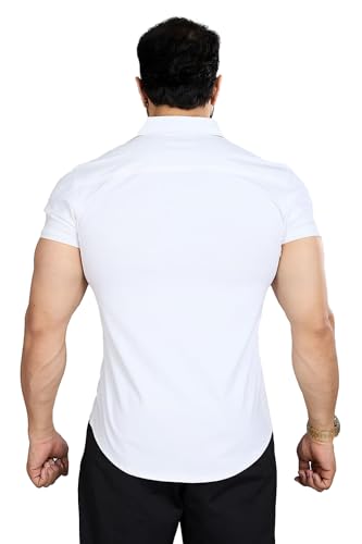 Image of FUAARK Mens Slim Fit Breathable, Lightweight & Stretchable Shirt for Casual wear