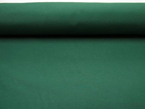 GADETEX Loneta lisa por metros Telas por metro loneta (0,50 x 2,80 m, Tejido loneta Lisa Nº 119 Verde Botella)