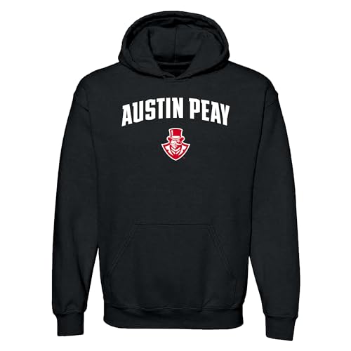 AH03 - Austin Peay Governors Arch Logo HOODIE - Medium - Black