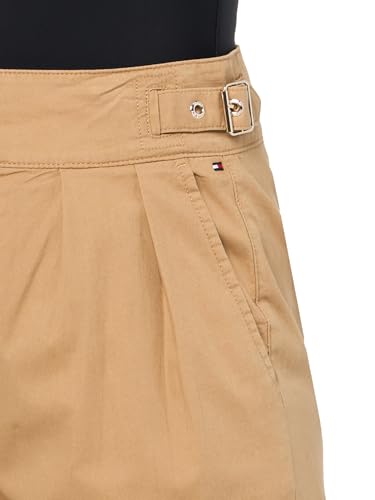 Tommy Hilfiger Women's with Two Buttons Canvas Pant Sportswear Bottoms3