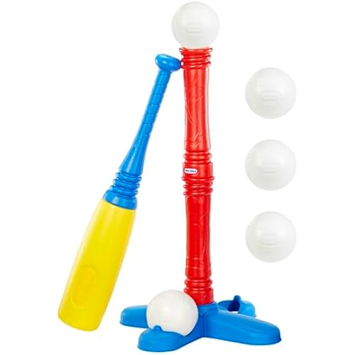 Little Tikes T-Ball Set, Red, 5 Balls, for Toddlers Ages 18+ Months – Amazon Exclusive