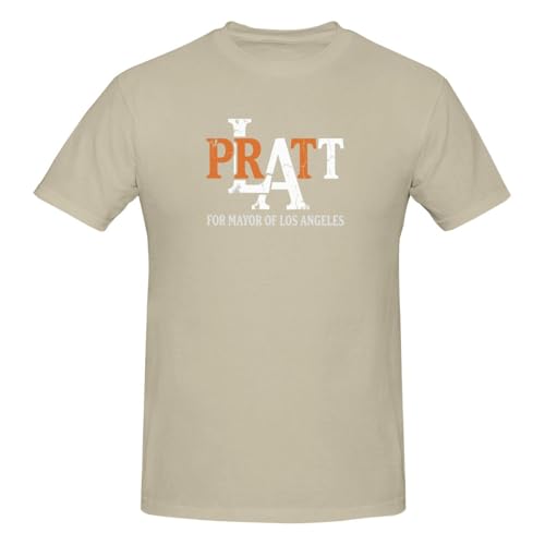 FOESUNIT Pratt for Mayor of Los Angeles Mens Shirts Natural
