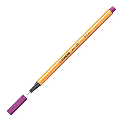 Stabilo 718753 Filzstift Point 88, 0.4 mm, rosa