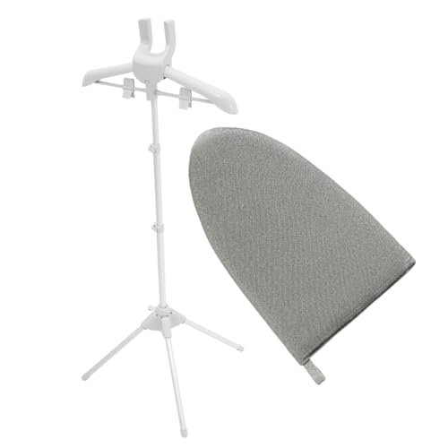 HOODANCOS 1set Ironing Steamer Bracket and Garment Hanger Telescopic Design for Convenient Clothes Ironing Hotels and Travel