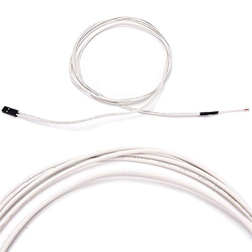Lysee 3D Printer Parts & Accessories - 1 pcs 100K ohm NTC 3950 Thermistors with Du-pont Head for 3D Printer Mend 1 X NTC 3950 Thermistor