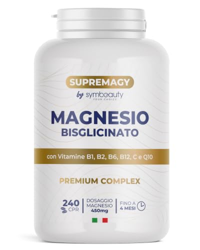 Supremagy Magnesio Bisglicinato 2250mg | 240 CPR (fino a 4 mesi)