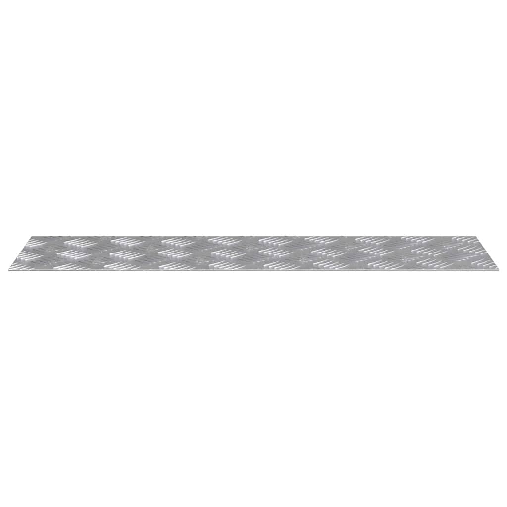 Stopnie schodowe, aluminiowe, srebrne, 70 x 20 cm, zestaw 4 sztuk, antypoślizgowe, trwałe, do użytku wewnątrz i na zewnątrz, bezpieczeństwo i ochrona