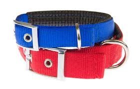 MUNCHOS Imported Padded Dog 1.50 inchi Collar for Large Dogs (Colour May Vary)