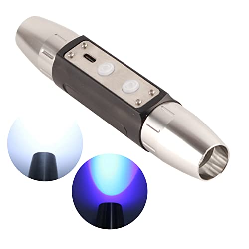 Yunir Jewelry Jade Appraisal Flashlight, Jewelry Detector Lamp Identification Flashlight, DX4 Four Light Source Jewelry Identification Pen, for Jewelry Appraisal
