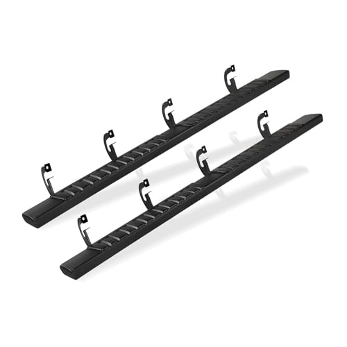 Estribos laterales para Ford F150 2009-2014 aluminio negro