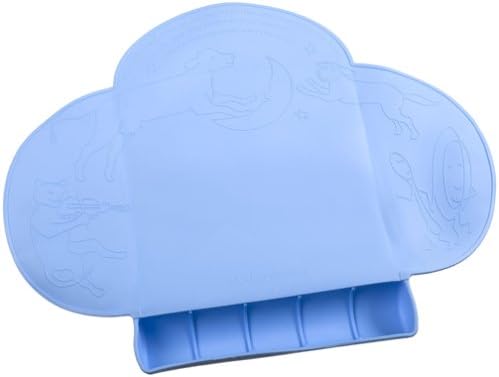 Kiddopotamus Tinydiner Placemat, Blue (Discontinued by Manufacturer)