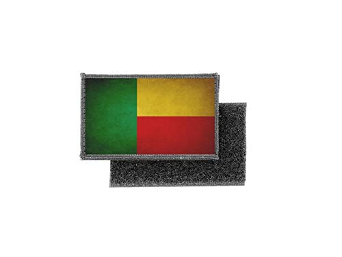 Aufnäher patch aufbügler vintage gedruckt flagge fahne benin