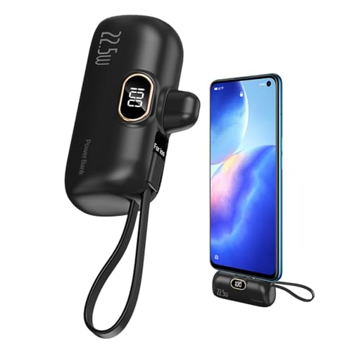 Caricabatterie per telefoni cellulari - portatile per smartphone power bank leggero caricabatterie USB a ricarica rapida compatibile alimentazione di backup adatta ai viaggi design
