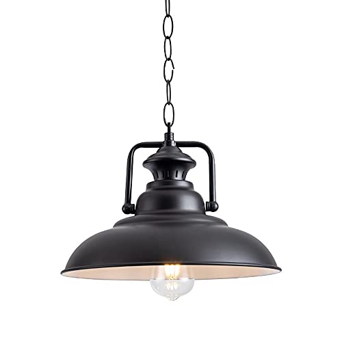 Suspension de bar style rétro industriel américain lampe de loft blanche en bois de sapin E27