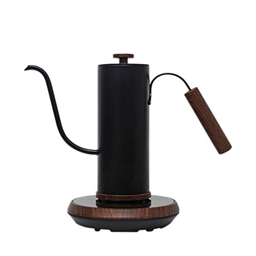 CJSWT Schwanenhals Electric Pour-Over-Wasserkocher, Temperaturvariabler Wasserkocher für Kaffee Tee Brewing, 0.9L…