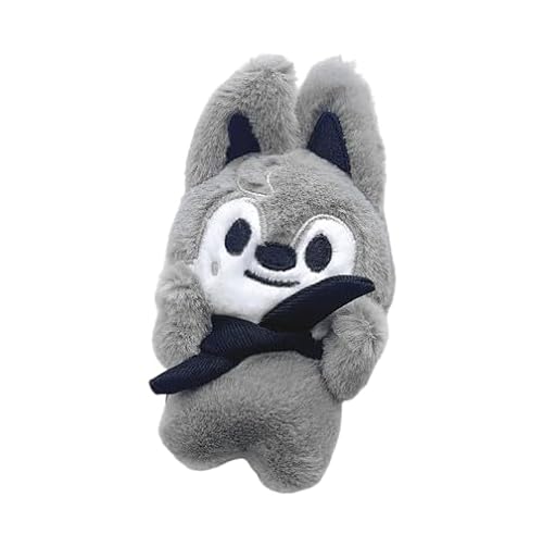 Stray-Kids - Portachiavi magnetico a forma di bambola di peluche "ATE' SKZ-oo "Stay", con fibbia magnetica per frigorifero (Wolf Chan)