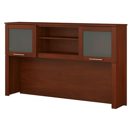 Bush Business Furniture WC81731 Bush Furniture Somerset 60W Desk Hutch In Hansen Cherry, Attachment cover