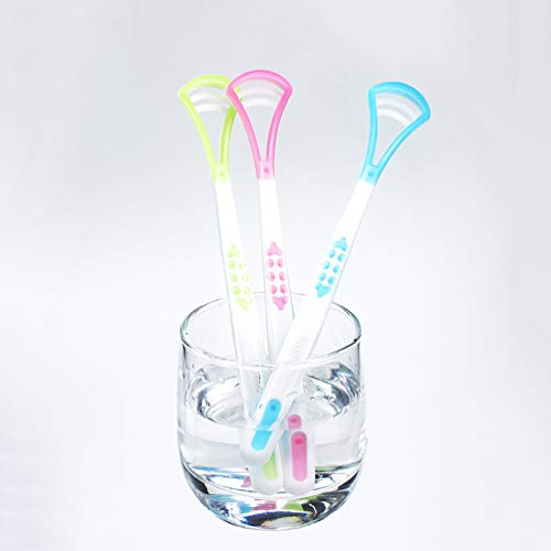 Exceart 3 pçs Escova de Limpeza de Língua de Raspador de Língua Ajuda a Lutar Contra Respiração Mau