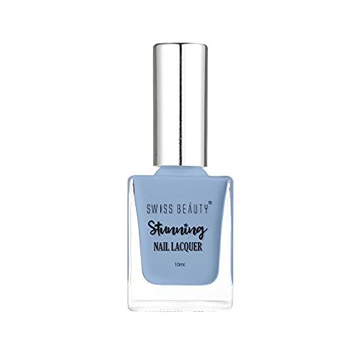Swiss Beauty Stunning Nail Lacquer, Shade No – 31, Aspen Sky | 10 Ml