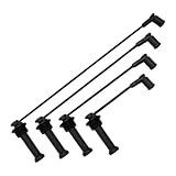 Hoypeyfiy 1335369 zestaw kabli zapłonowych, zamiennik do Fiesta MK4 MK5 MK6 Focus MK2 MK3 Fusion C30, zamiennik 1335371 1110740 1110741