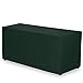 Gee Di Moda Fitted Tablecloth - 48 x 30 Inch Hunter Green Floor-Length Fitted Table Cloth for 4 Foot Rectangle Table, Heavy Duty Washable Fabric for Parties, Dinner, Weddings, Baby Shower & Trade Show