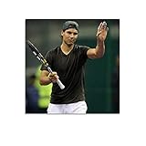 Poster Rafael Nadal Tennis Athlete auf Leinwand, Kunstdruck 