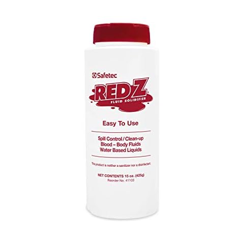 Safetec Red Z Spill Control Solidifier - 15 oz. Bottle (Pack of 4 Bottles) Cover