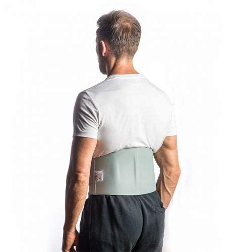 Back Brace with Cool Pads | Lower Back Lumbar Support Brace Belt | Back Pain Relief (Medium, Waist 32 to 36 inches)