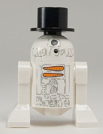 Lego Star Wars R2-D2 Snowman Minifigure