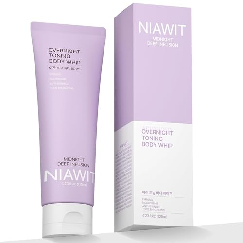 NIAWIT Overnight Toning Body Whip for Loose Skin & Cellulite – Firming and Tightening Body Cream...