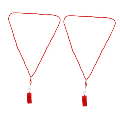 BESPORTBLE 2pcs Football Whistle Plastic Whistle for Teacher Loud and Durable for Sports Training Emergency Use
