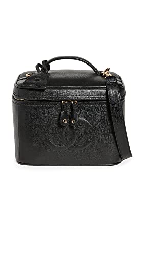 CHANEL Women's Pre-Loved CHANEL BLACK CAVIAR VANITY W/STRAP