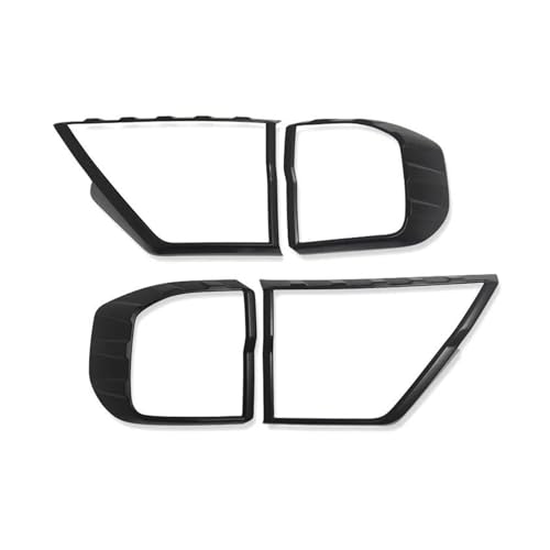 Cubierta de luz trasera ABS para Ford Everest 2023-2025 en negro mate protector