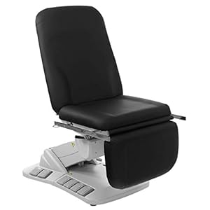 Kana Electric treatment table with Stirrups included by SkinAct (Black)