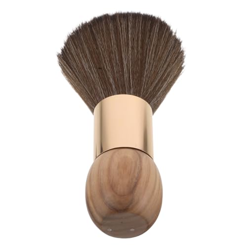 Cepillo de cuello para barbero de madera para salones de corte
