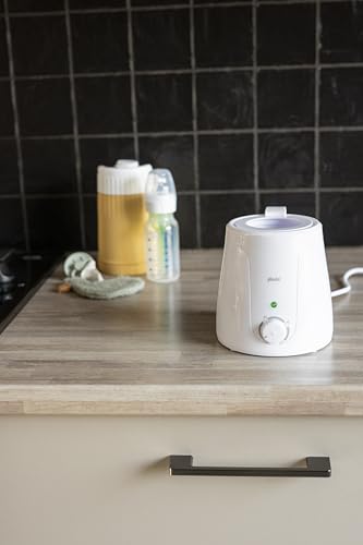 Alecto Bambino BW70 Scaldabiberon - Grande Serbatoio - Temperatura Facilmente Controllabile - Conserva Vitamine E Nutrienti - Portabiberon - Bianco - 8